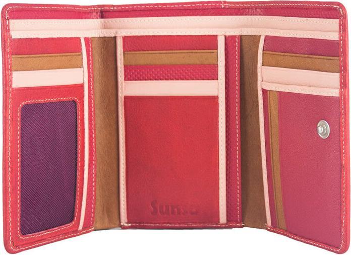 Immagine prodotto Sunsa Portafoglio da donna RFID in pelle riciclata No.5