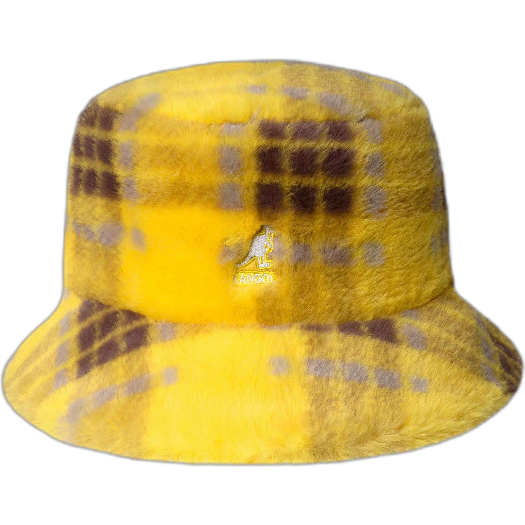 Kangol, Herren, Mütze, Bob aus Kunstpelz, Gelb