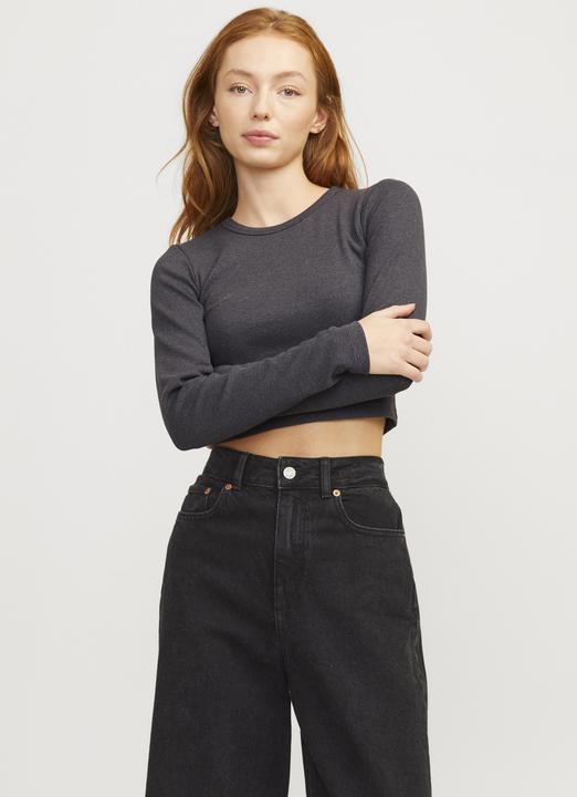 Actual product image JJXX Jxfeline Str Ls Rib Tee Jrs Noos (S)