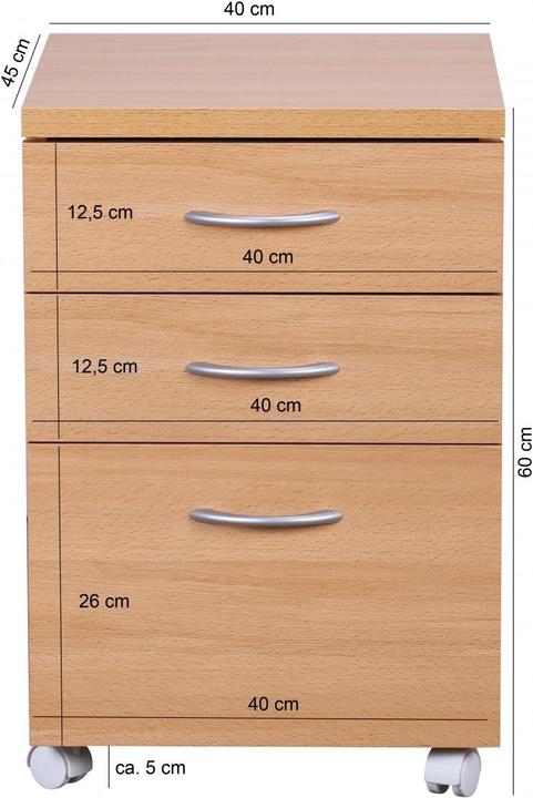 Actual product image Wohnling Kilian (48 x 40 x 60 cm)