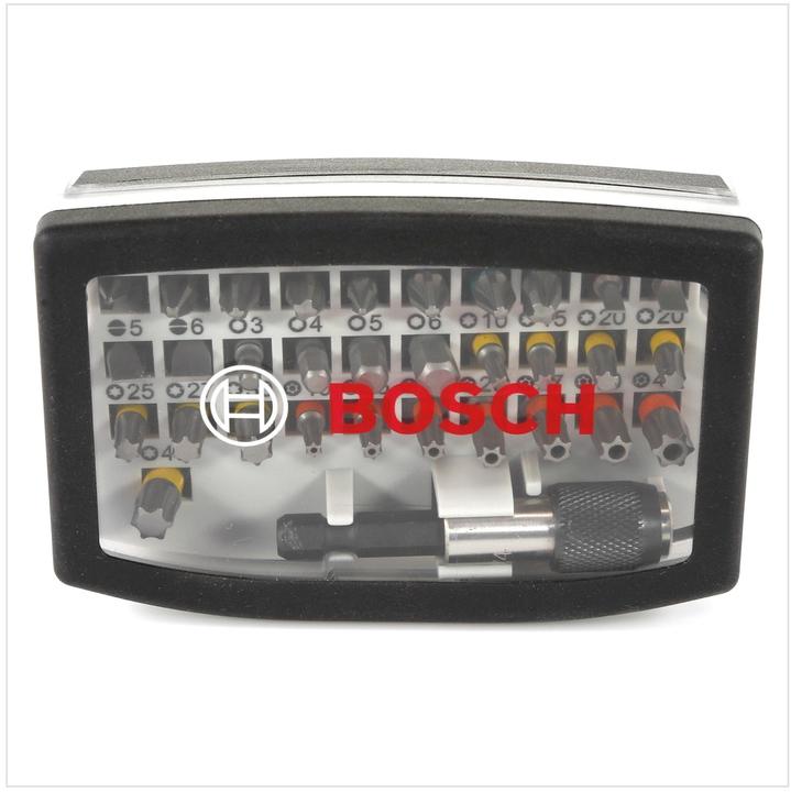 Actual product image Bosch Professional Zubehör Bit Set 32 pieces Accessories 2 (Cross Phillips PH M1, Cross Phillips PH M2, Cross Pozidriv PZ M1, Cross Pozidriv PZ M2, Cross Phillips PH M3, Cross Pozidriv PZ M3, Hexagon socket TX with hole M10, Hexagon socket TX with hole M20, Hexagon socket TX With hole M25, Hexagon socket TX with hole M27, Hexagon socket TX with hole M30)