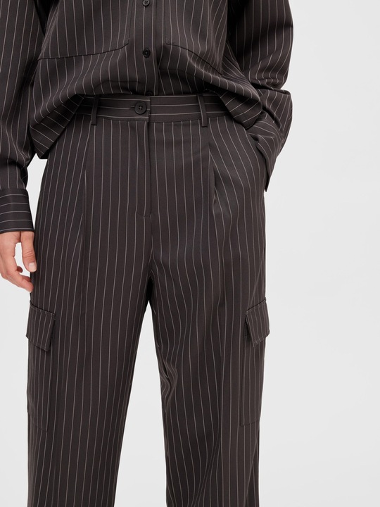 Produktbild Selected Femme Nadelstreifen Cargohose (36)