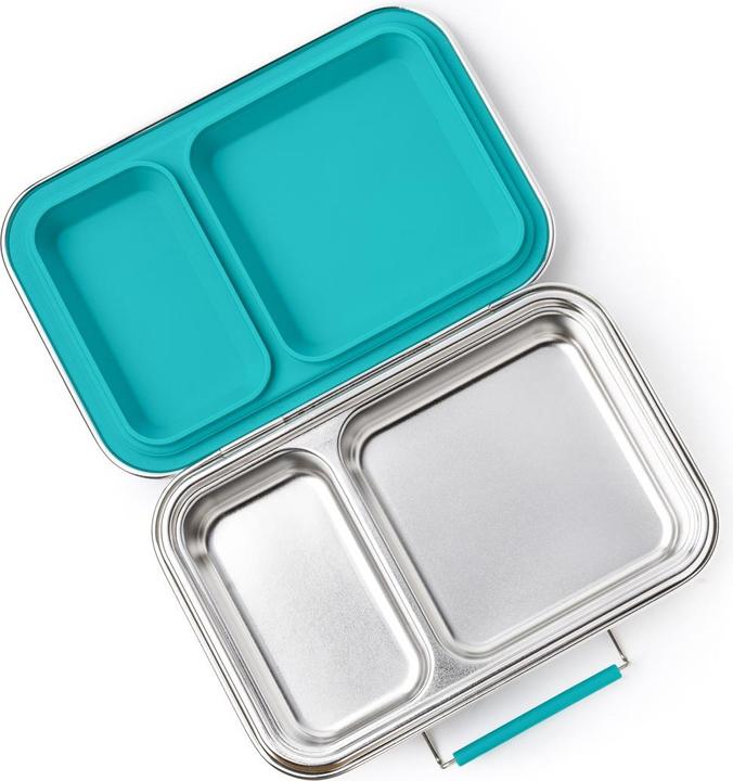 Pranzo Da Re Con Questa Lunch Box In Acciaio! Bentobox Da 670ml Con 2 Scomparti E Contenitori Ermetici, Ideale Per Scuola E Ufficio
