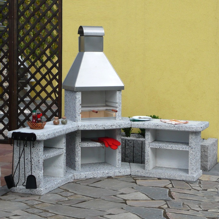 Actual product image Wellfire Toscana stainless steel outdoor kitchen