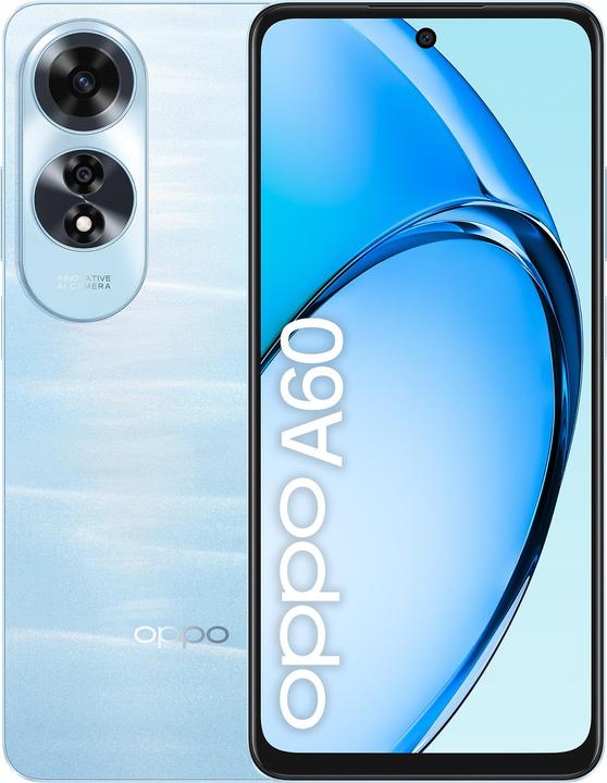 Image du produit OPPO A60 (256 Go, Bleu ondulé, 6.67", Double SIM, 4G)
