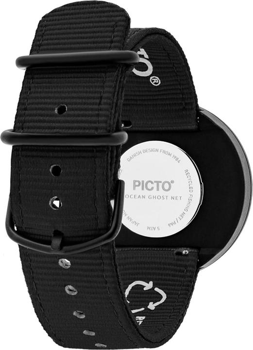 Immagine prodotto Picto R44004-R006 Shark Grey Unisex 40mm 5ATM (Orologio da polso analogico)