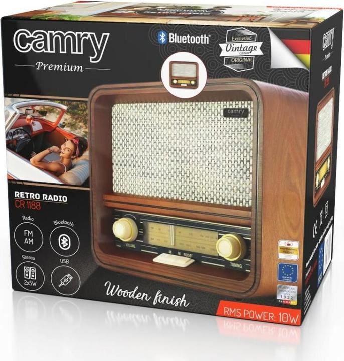 Actual product image Camry CR 1188 (AM, FM, Bluetooth)