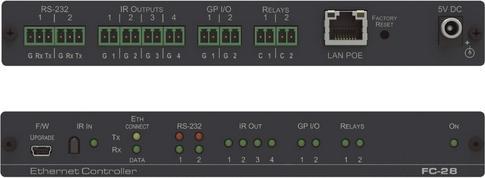 Actual product image FC-28 - Remote control device - 10 ports - 10Mb LAN, RS-232, infrared, digital input/ (1 pcs.)