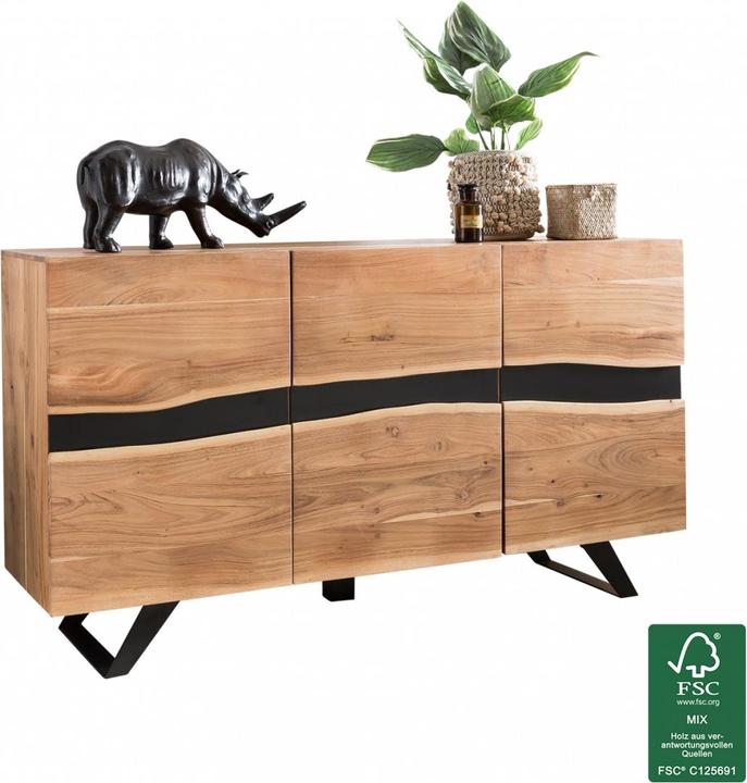 Image du produit Wohnling Satara (148 x 43 x 85 cm)