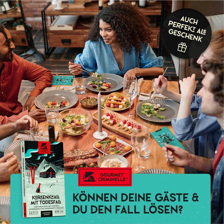 Produktbild Gourmet Criminelle Korkenknall mit Todesfall - Krimidinner (Deutsch)