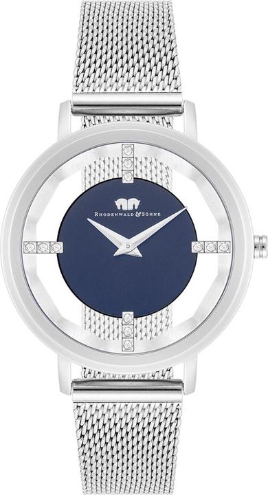 Immagine prodotto Orologio al quarzo da donna Lucrezia in acciaio inox argento - 33682 (Orologio da polso analogico, 36 mm)