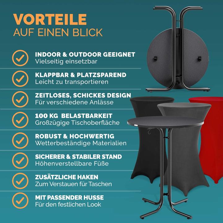 Actual product image Casaria Bar table with cover