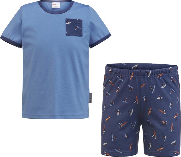 Produktbild ISA Bodywear Knaben Pyjama Fairtrade (134, 140)