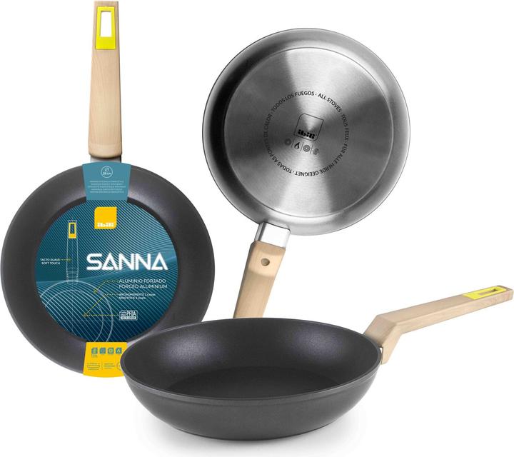 Produktbild Ibili Bratpfanne Sanna 28 cm Hochwertige beschichtete Pfanne für täglichen Gebrauch. (Bratpfanne, Edelstahl)