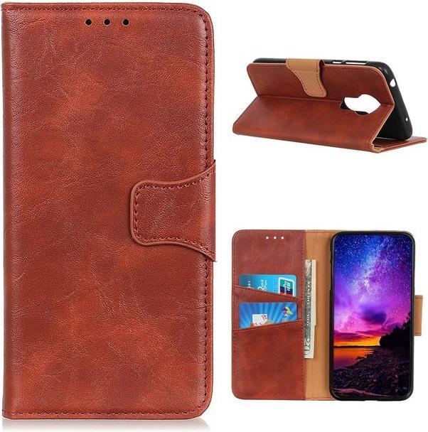 Actual product image MU Classic Crazy Horse IV Leather Bookcover Series (Nokia 3.4)