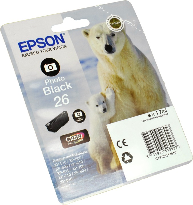 Produktbild Epson 26 Claria Premium (PBK)