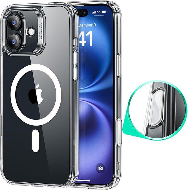 Produktbild ESR - Classic Hybrid HaloLock - iPhone 16 - Clear (Apple iPhone 16)
