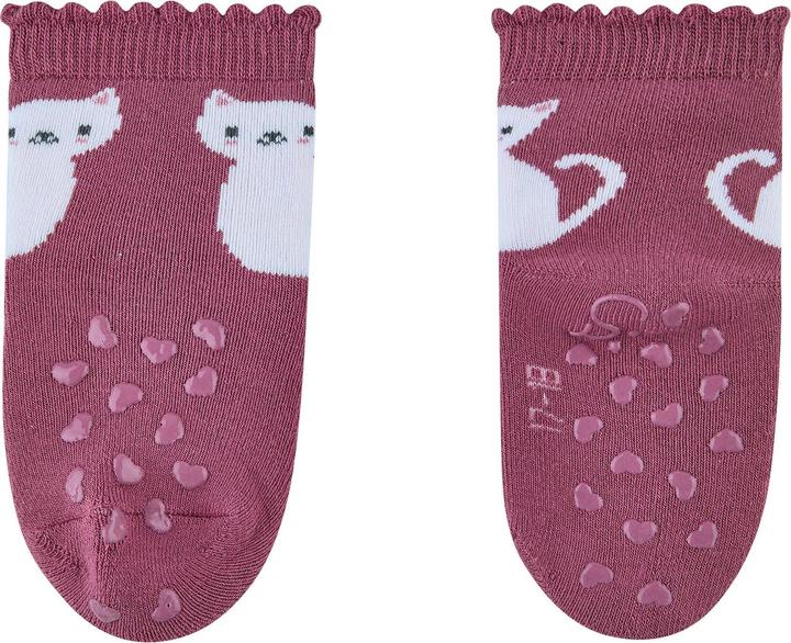 Image du produit Sterntaler Antirutsch-Socken 2er Set Katze Beerenrosa Gr. 17/18 (lot de 2, 17 - 18)