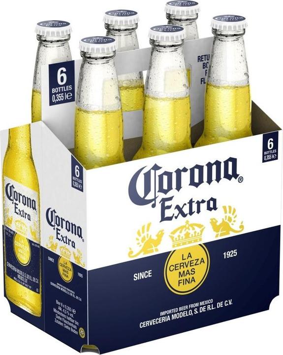 Actual product image Corona Extra (6 x 33 cl)