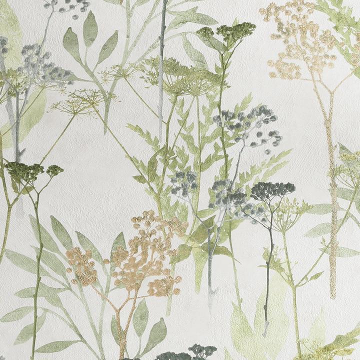 Superfresco Easy Wallpaper Graham & Brown, white/beige/green