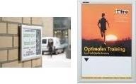 Image du produit Franken Cadre d'affichage "Outdoor", DIN A4, 25 mm de profil de cadre, cadre pliable en aluminium anodisé