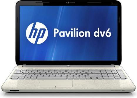 Actual product image HP Pavilion dv6-6c10ez, AMD A6-3430MX, 15.6" HD, white (4 GB, CH)