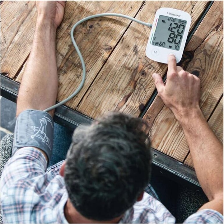 Actual product image Medisana BU 584 connect Upper arm blood pressure monitor large cuff 23-43 cm (Blood pressure monitor upper arm)