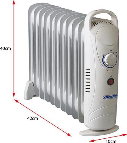 Produktbild Mesko MS7806 Elektrische Raumheizung Indoor Öl-Heizlüfter (1200 W)