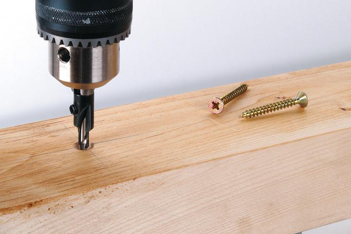 Produktbild wolfcraft Vorbohrer mit Senker, Ø 5–8 mm (16 mm, 4.5 mm)
