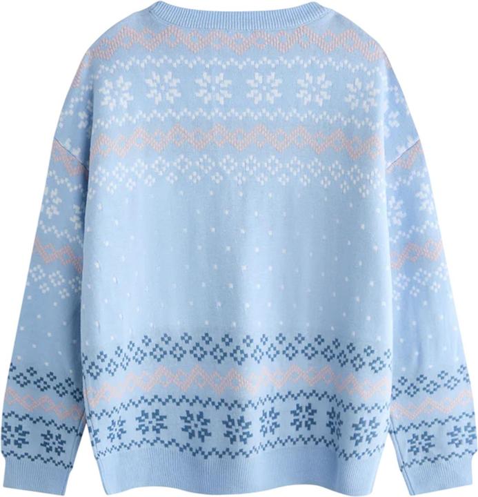 Produktbild Lilo & Stitch Pullover Mädchen weihnachtliches Design (116)