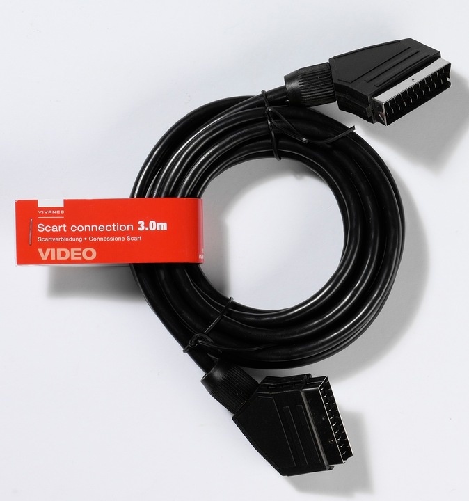 Produktbild Vivanco gelegt Promostick SCART - SCART 3m (19360) (3 m, Scart)