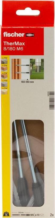 Productafbeelding Fischer TherMax 8/180 M6 (2 Pcs.)