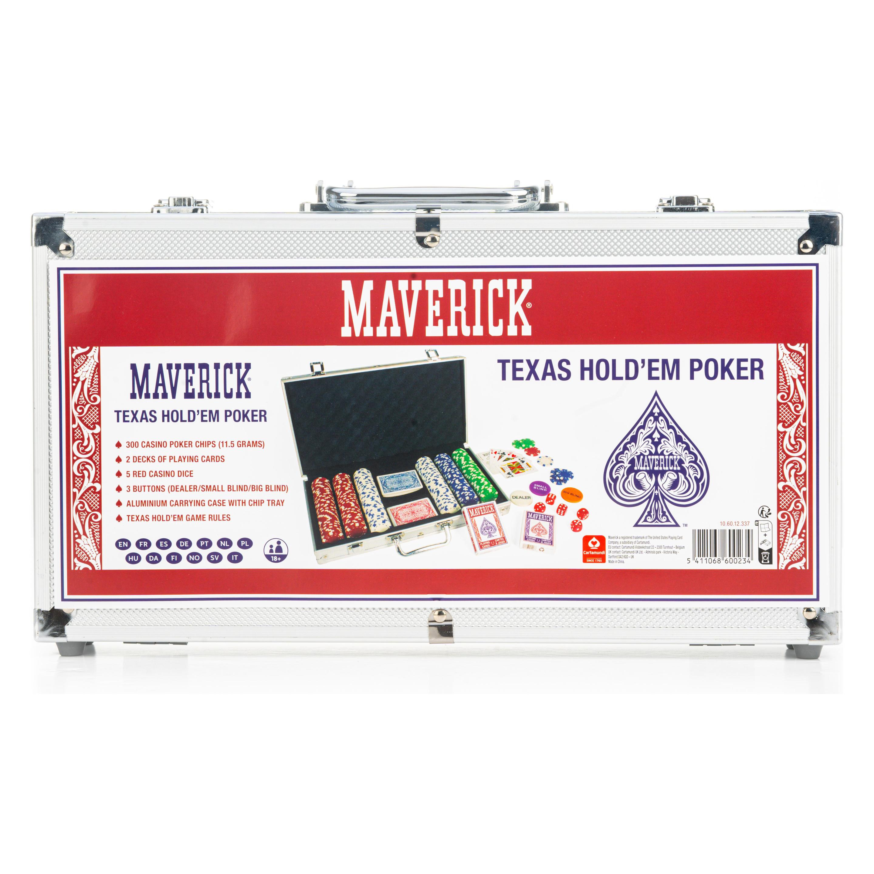 Cartamundi Mallette Poker 300 Jetons (1 - 16 Spelers)