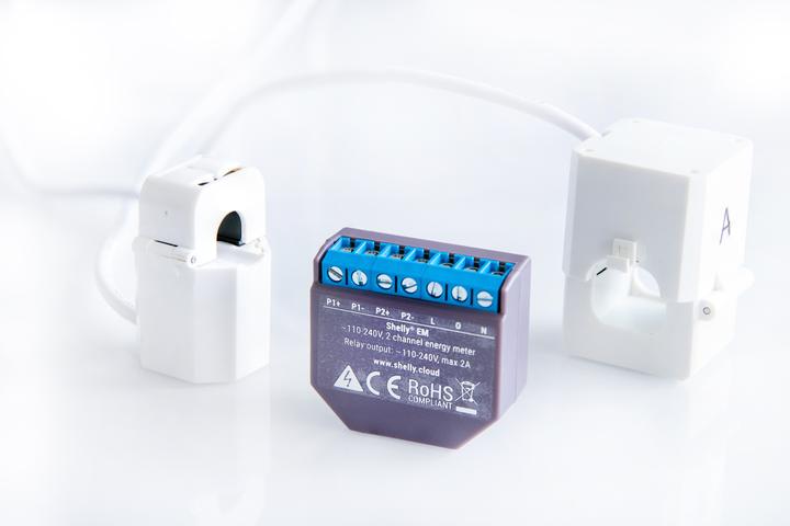 Image du produit Shelly Compteur d'énergie WiFi EM (Actionneur analogique)