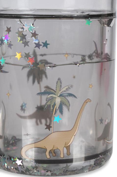 Actual product image Konges Slojd 2 pack glitter drinking cup dino