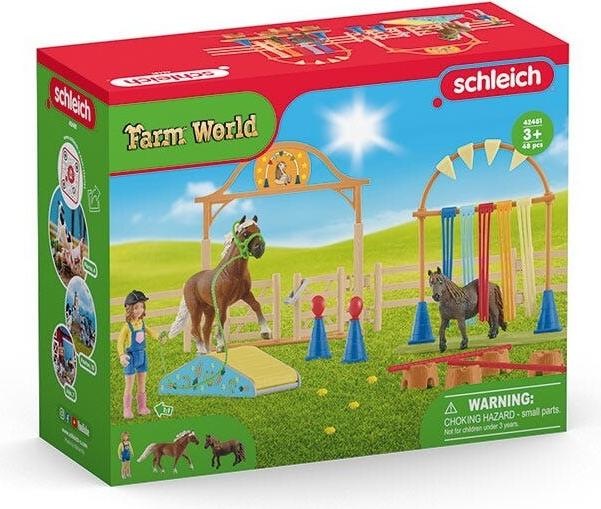 Productafbeelding Schleich Farm World 42481 Pony Agility Training