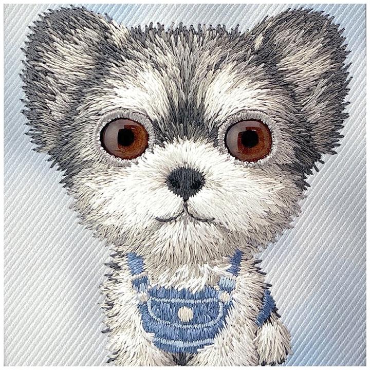 Produktbild Nimmy Etui Big Eyed Pet 2.0 Dog do iPhone 17 szary (Apple iPhone 17)