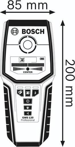 Productafbeelding Bosch Professional Ortungsgerät GMS 120-27