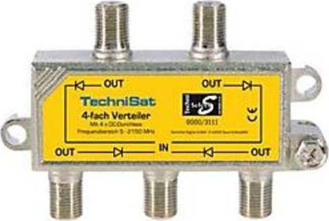 Image du produit TechniSat Répartiteur 4 voies, 40-2150MHz (Répartiteur)
