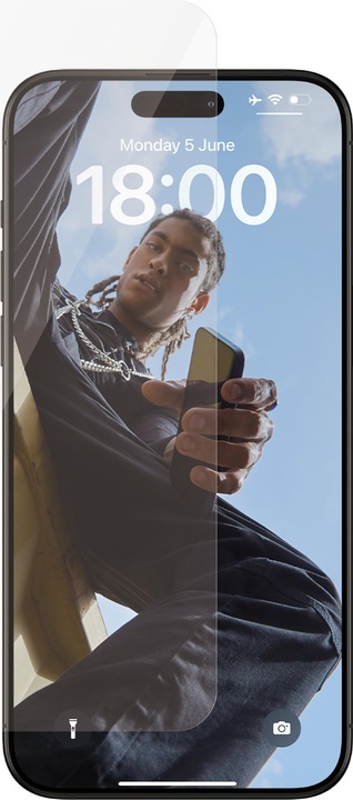 Immagine prodotto PanzerGlass SICURO. Pellicola protettiva iPhone 2023 6.7 Pro Max Ultra-Wide Fit (1 Pezzo/i, Apple iPhone 15 Pro Max)
