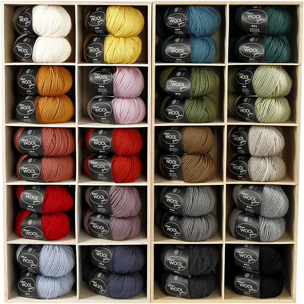 Creativ Company Wool yarn, Filato + Lana
