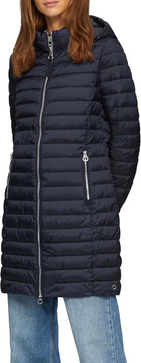 Actual product image s.Oliver Outdoor-Mantel Lange Steppjacke mit abnehmbarer Kapuze