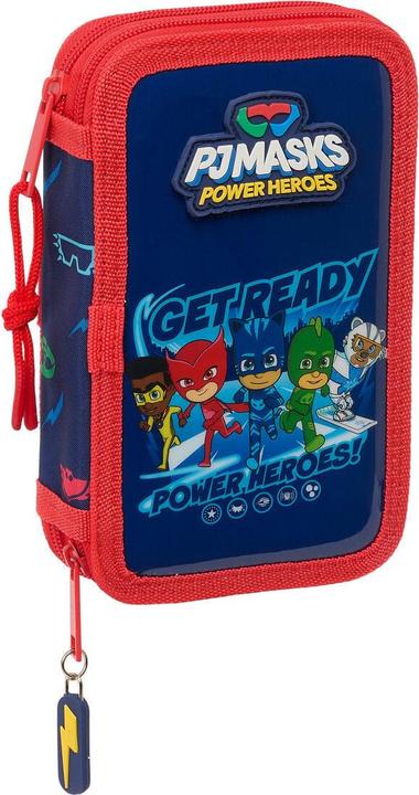 Produktbild PJ Masks Schulmäppchen Ready Marineblau 12.5 X 19.5 X 4 Cm 28 Stücke