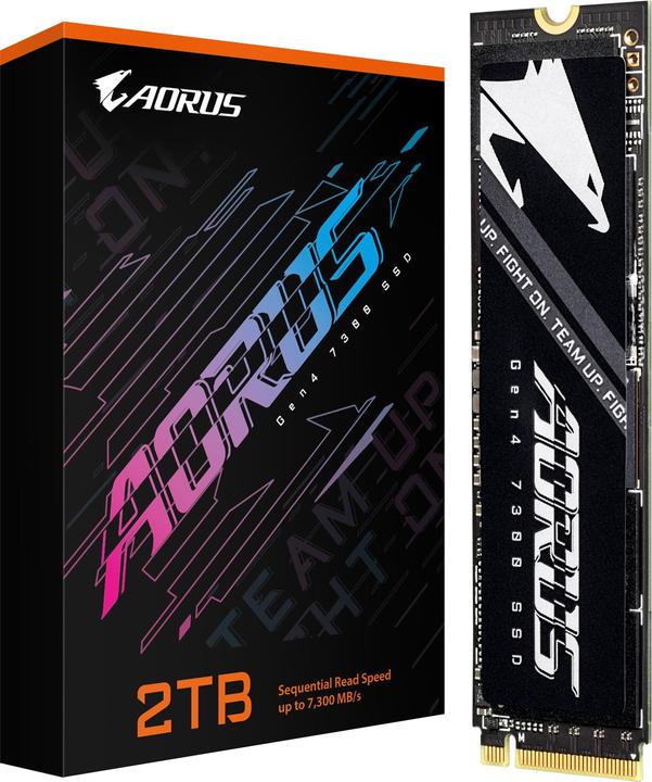 Actual product image Gigabyte AORUS Gen4 7300 (2000 GB, M.2 2280)