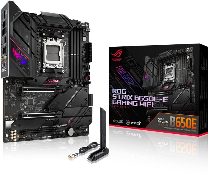 Produktbild ASUS ROG STRIX B650E-E GAMING WIFI (AM5, AMD B650E, ATX)