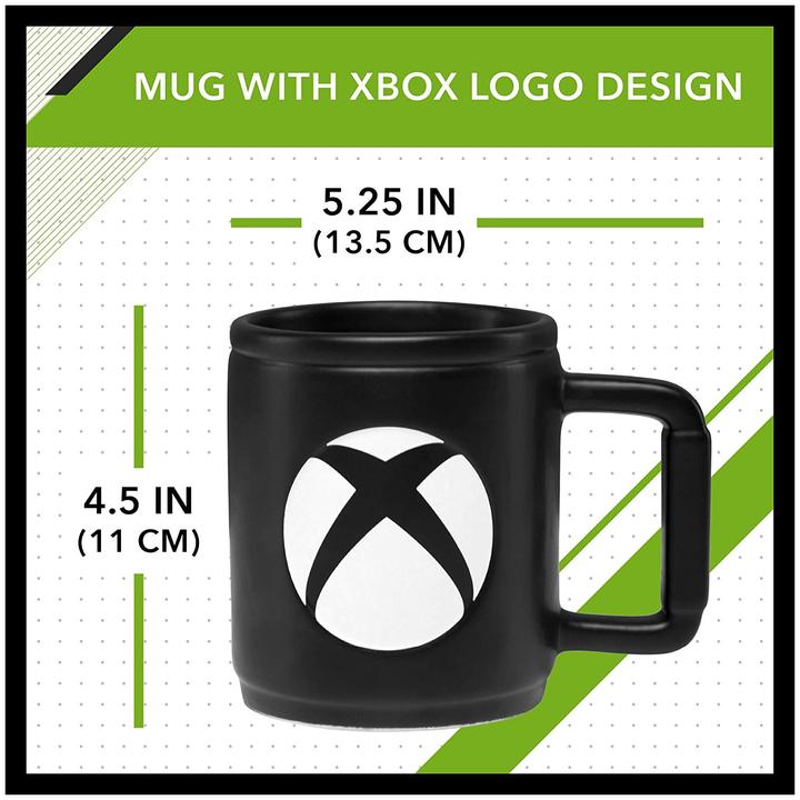 Produktbild Paladone Products Kaffeetasse Xbox Tasse Shaped Logo (300 ml, 1 x)