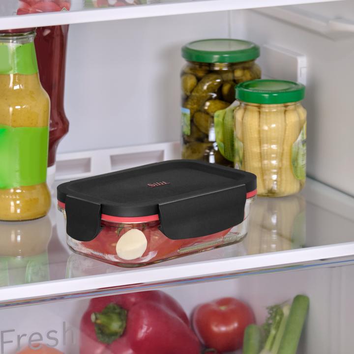 Productafbeelding Silit Storio Voorraadpot 15 x 10cm Glazen Voorraadpot Luchtdicht Aromadeksel Verfrissingspotje (0.25 l)