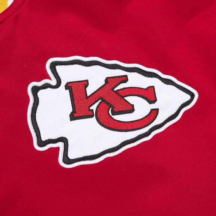 Actual product image Mitchell & Ness M&N Heavyweight Satin Jacke NFL Kansas City Chiefs - XL (XL)