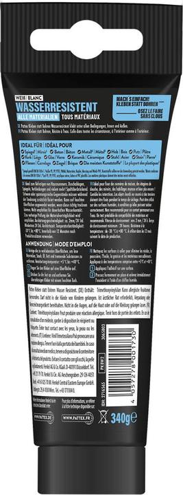 Produktbild Pattex Kleben statt Bohren Wasserresistent (340 g)