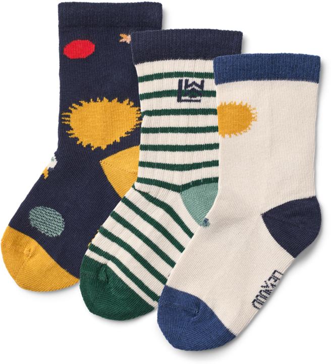 Produktbild Liewood 3Pack Socken Silas Universe (3er Pack, 22 - 24)